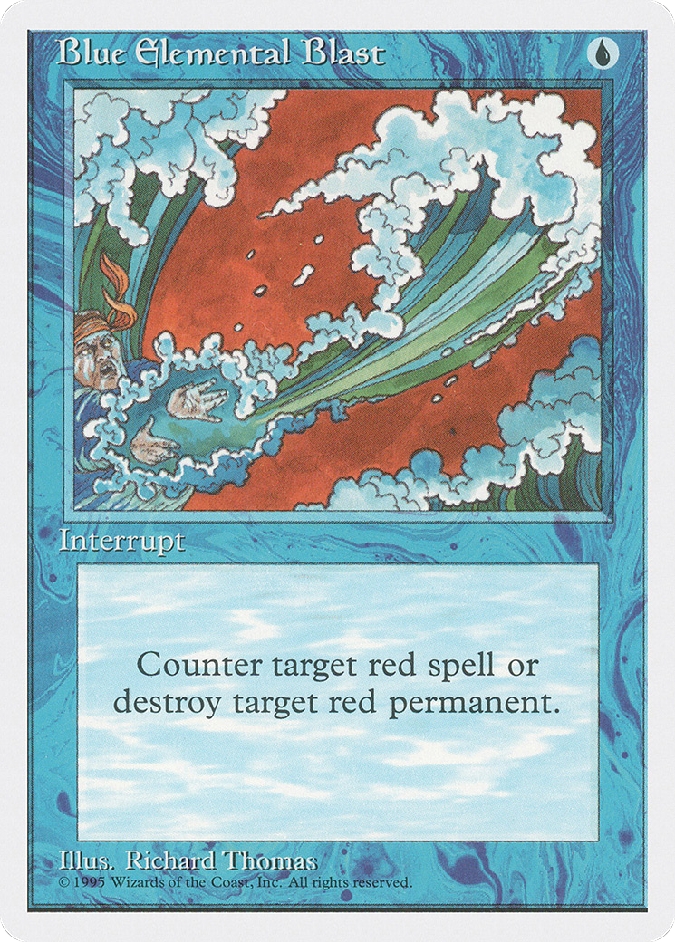 Blue Elemental Blast (4ED-063) [Fourth Edition]