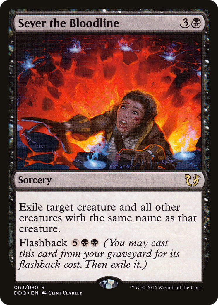Sever the Bloodline (DDQ-063) [Duel Decks: Blessed vs. Cursed]