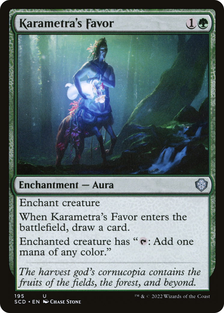 Karametra's Favor (SCD-195) [Starter Commander Decks]