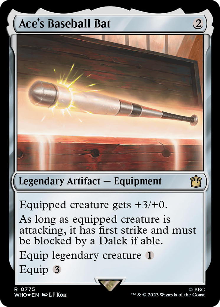 Ace's Baseball Bat (WHO-775) [Doctor Who] Foil