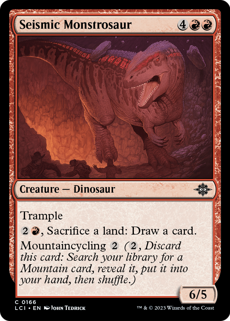 Seismic Monstrosaur (LCI-166) [The Lost Caverns of Ixalan]