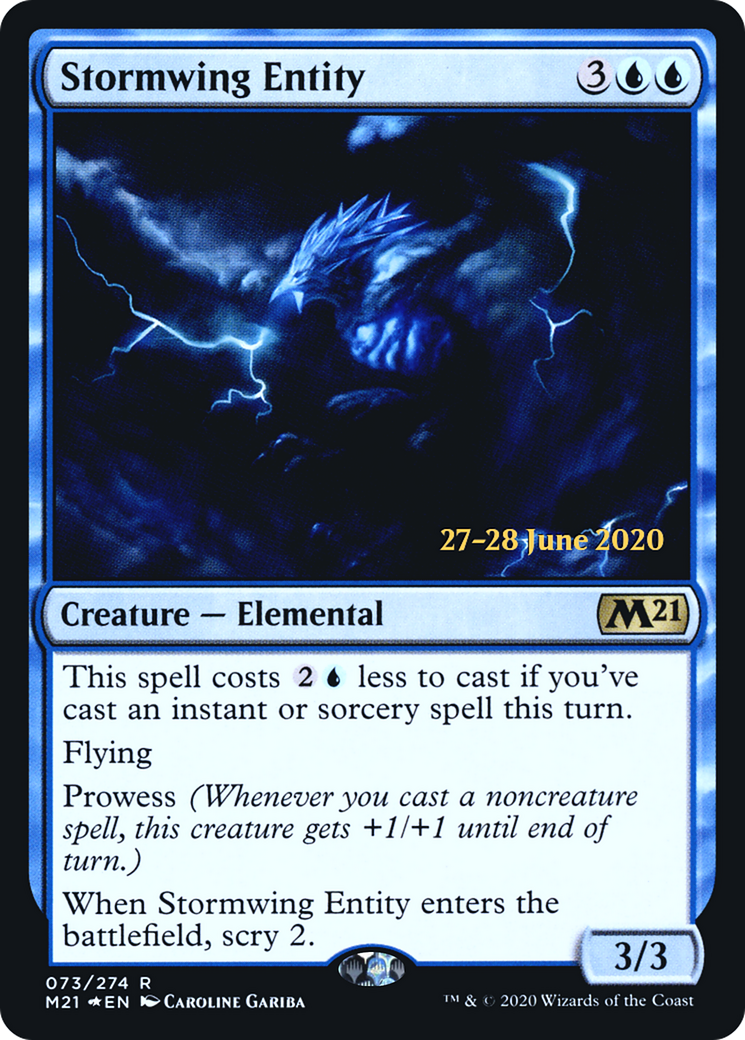 Stormwing Entity (PRE-73S) [Core Set 2021 Promos] Foil
