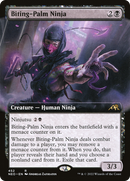 Biting-Palm Ninja (Extended Art) (NEO-452) [Kamigawa: Neon Dynasty]