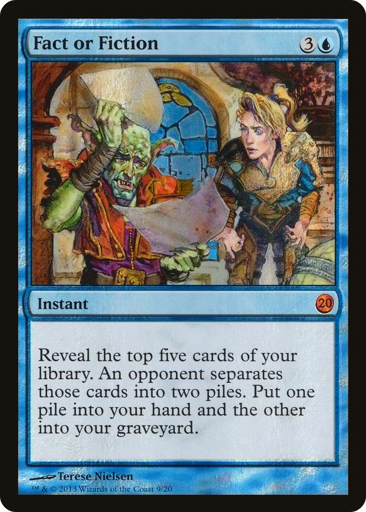 Fact or Fiction (V13-009) [From the Vault: Twenty] Foil