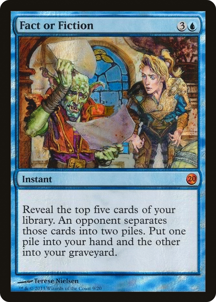 Fact or Fiction (V13-009) [From the Vault: Twenty] Foil