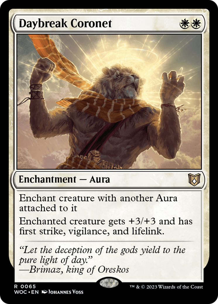 Daybreak Coronet (WOC-065) [Wilds of Eldraine Commander]