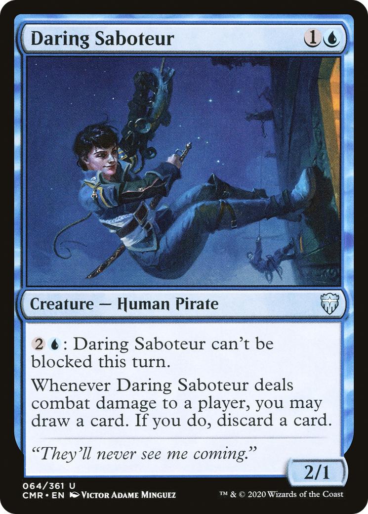 Daring Saboteur (CMR-064) [Commander Legends] Foil