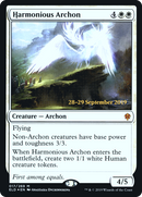 Harmonious Archon (PRE-17S) [Throne of Eldraine Promos] Foil