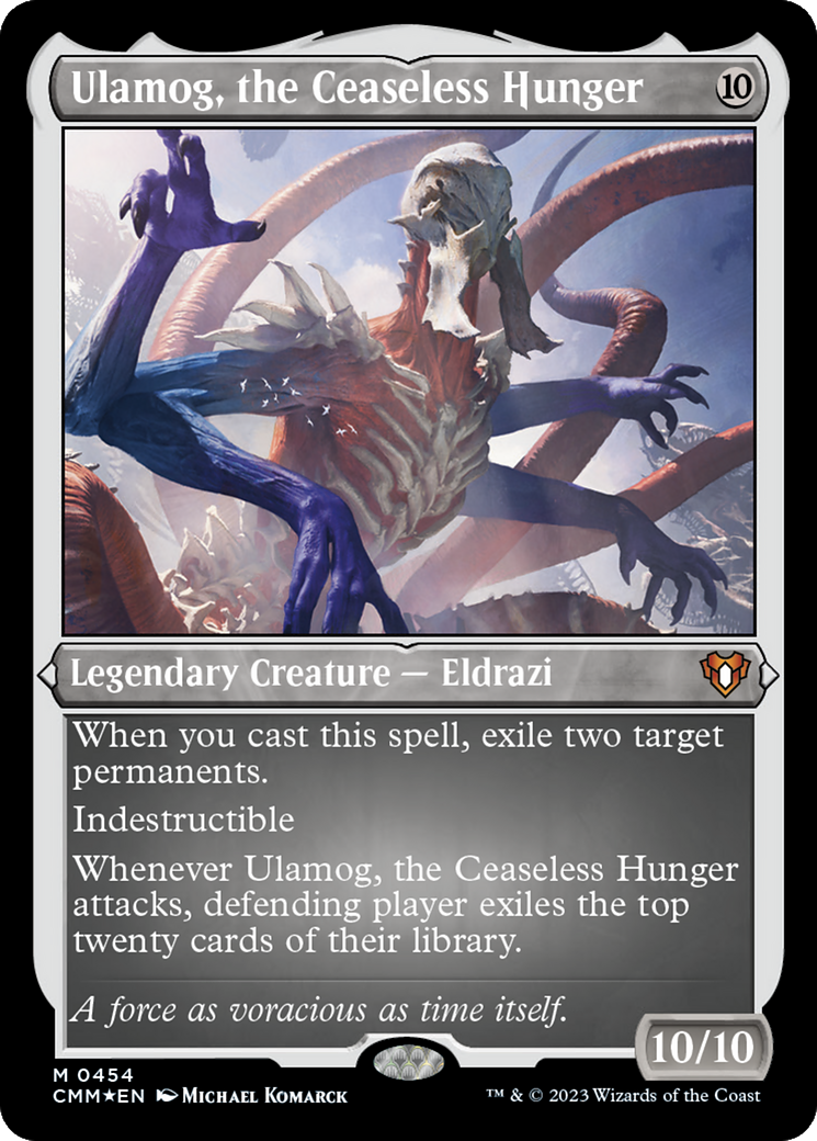 Ulamog, the Ceaseless Hunger (CMM-454) [Commander Masters] Etched Foil