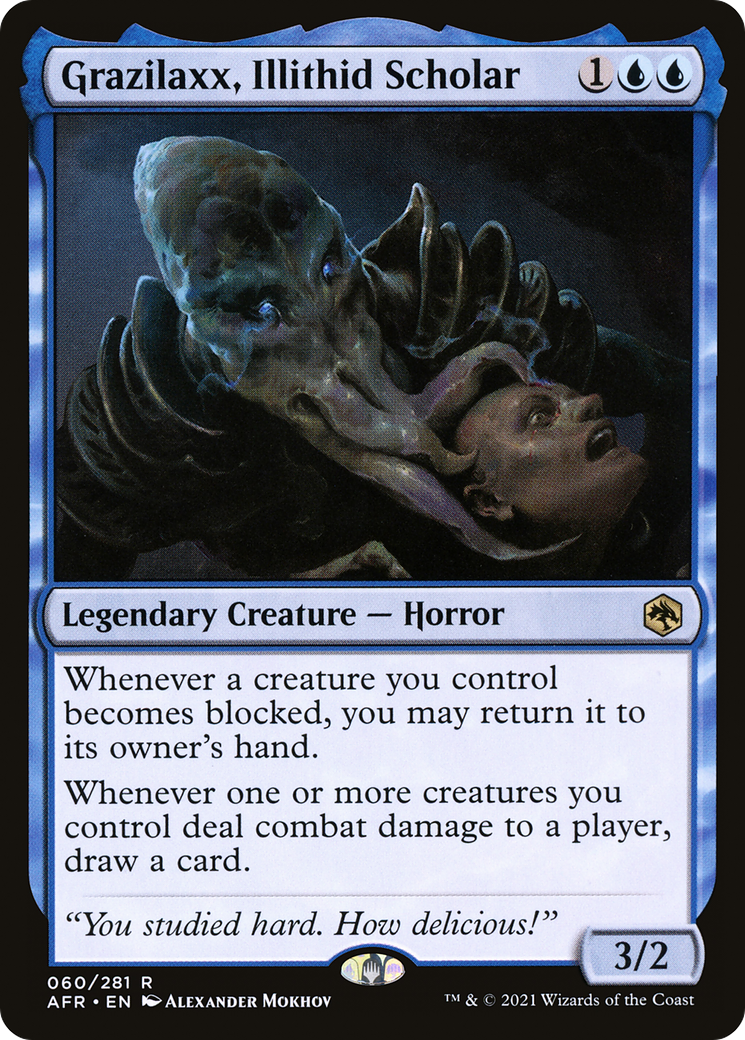 Grazilaxx, Illithid Scholar (AFR-060) [Adventures in the Forgotten Realms]