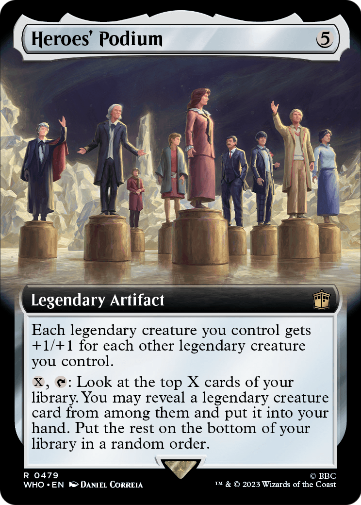 Heroes' Podium (Extended Art) (WHO-479) [Doctor Who]