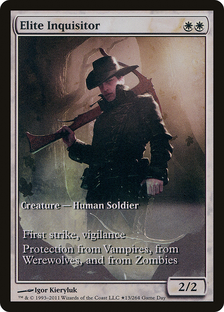 Elite Inquisitor (GAME-013) [Innistrad Promos] Foil