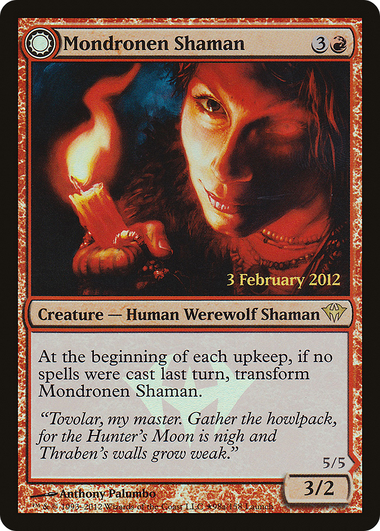 Mondronen Shaman (LARP-98★) [Dark Ascension Promos] Foil