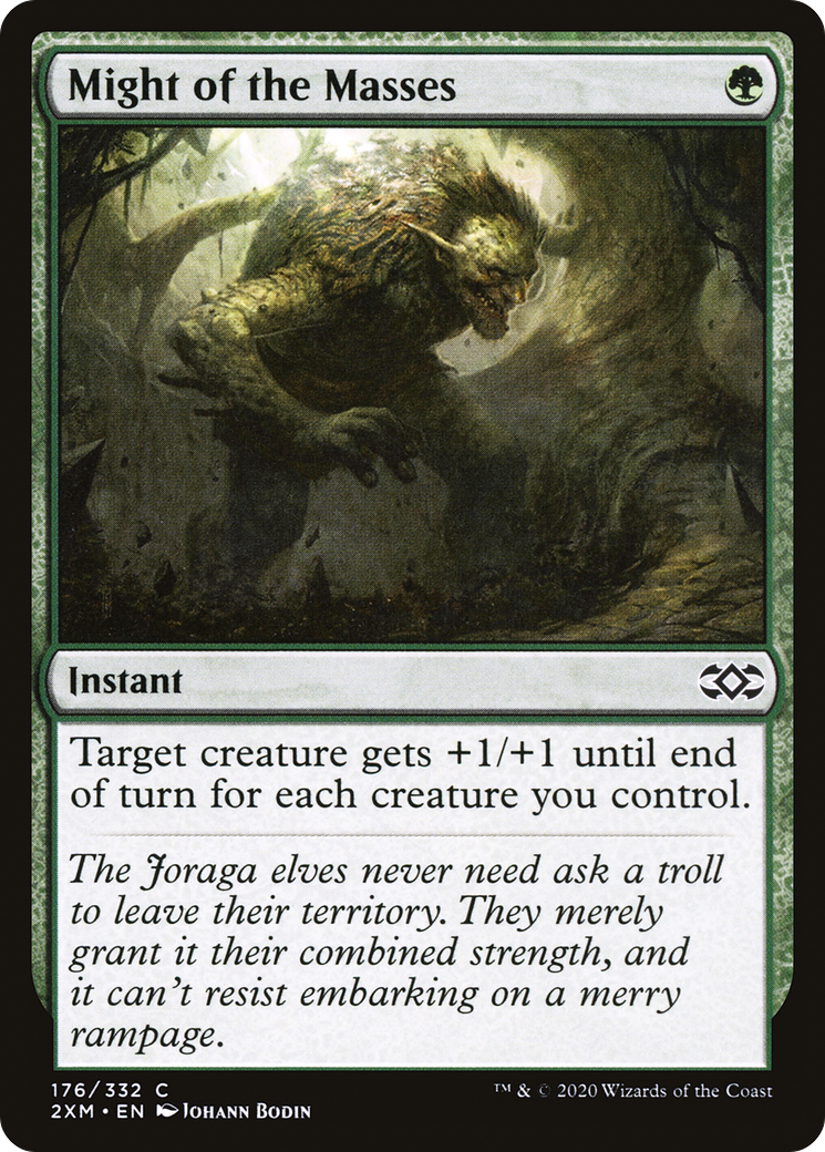 Might of the Masses (2XM-176) [Double Masters] Foil