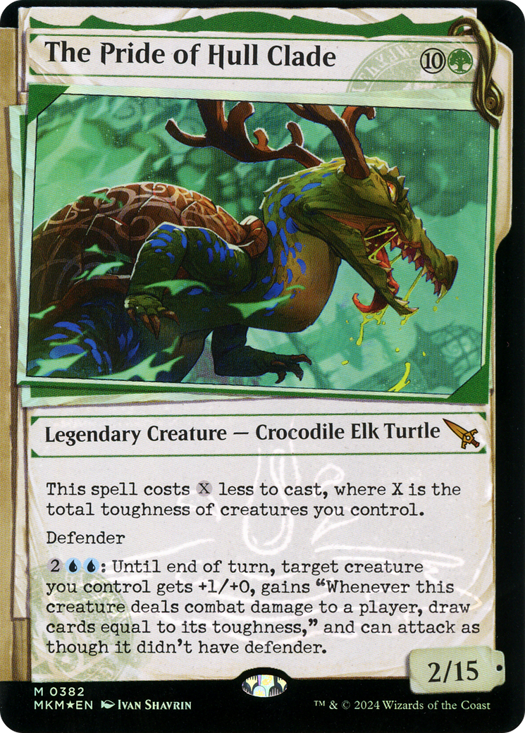 The Pride of Hull Clade (MKM-382) [Murders at Karlov Manor]: (Showcase) Foil