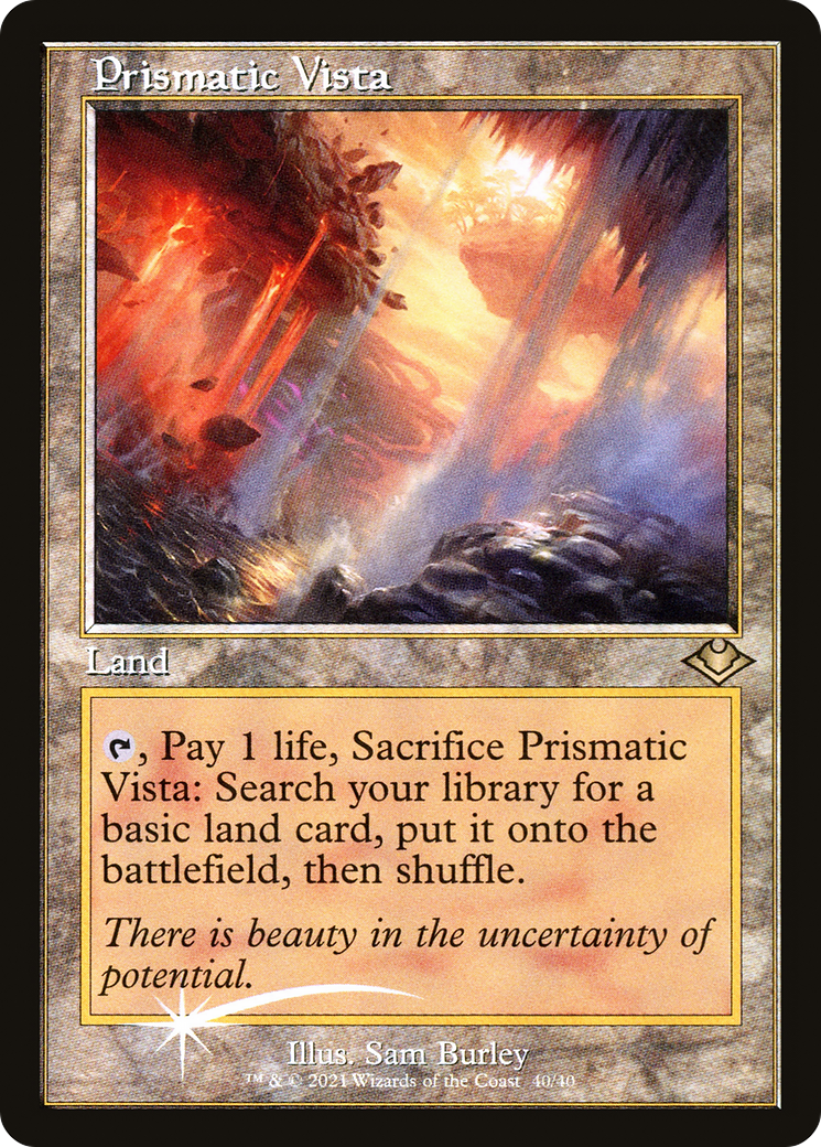 Prismatic Vista (Retro Frame) (MH1-040) [Modern Horizons 1 Timeshifts] Foil