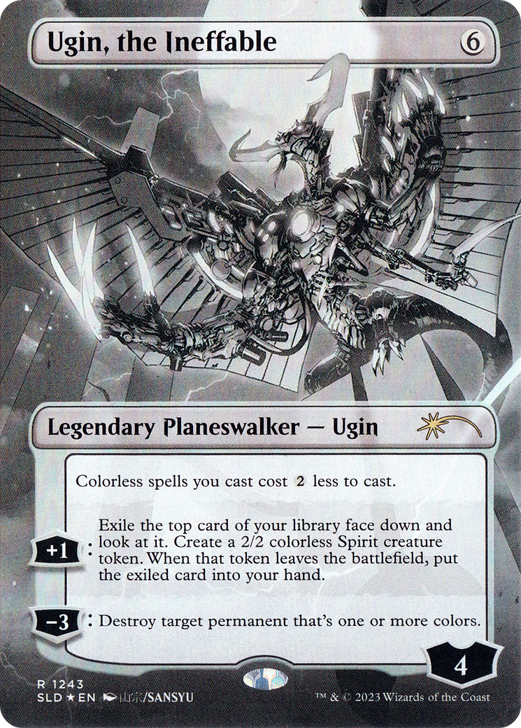 Ugin, the Ineffable (SLD-1243) [Secret Lair Drop] (Borderless) Foil