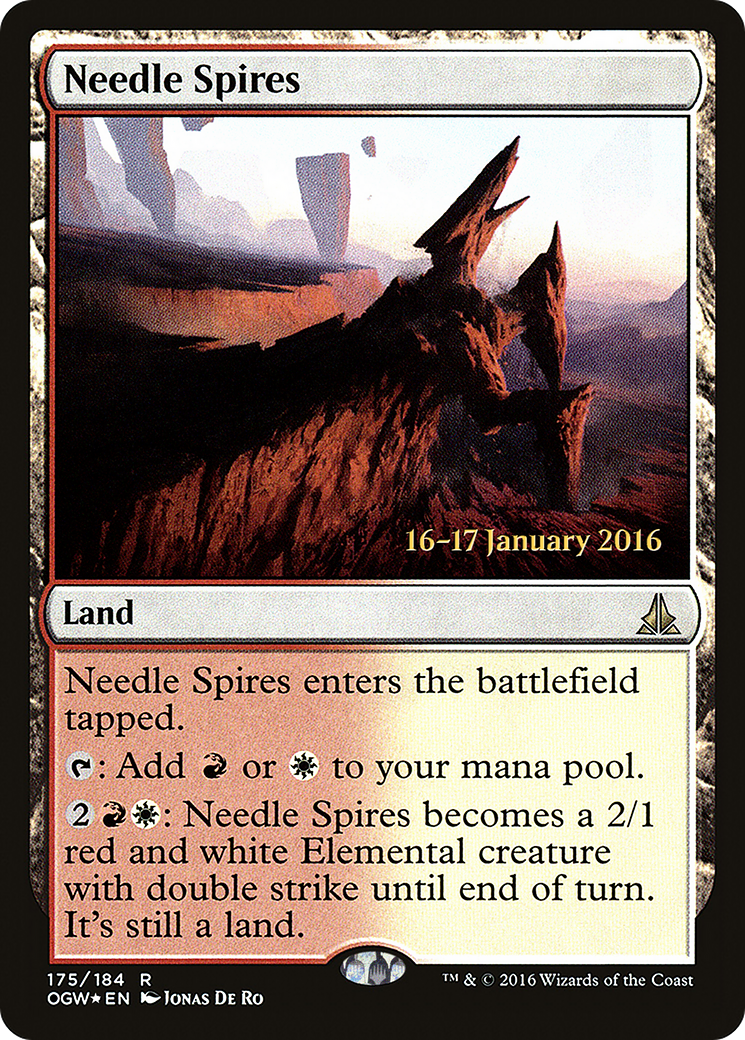 Needle Spires (PRE-175S) [Oath of the Gatewatch Promos] Foil