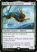 Toski, Bearer of Secrets (PPKHM-197P) [Promo Pack: Kaldheim Promos]