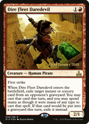 Dire Fleet Daredevil (PRE-99S) [Rivals of Ixalan Promos] Foil