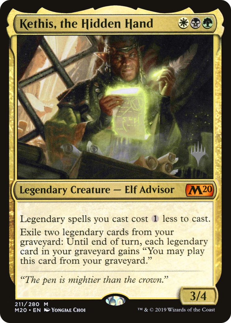 Kethis, the Hidden Hand (PPM20-211P) [Promo Pack: Core Set 2020 Promos]