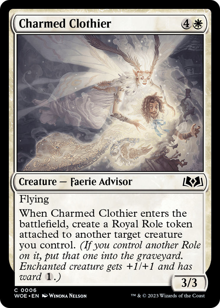 Charmed Clothier (WOE-006) [Wilds of Eldraine] Foil