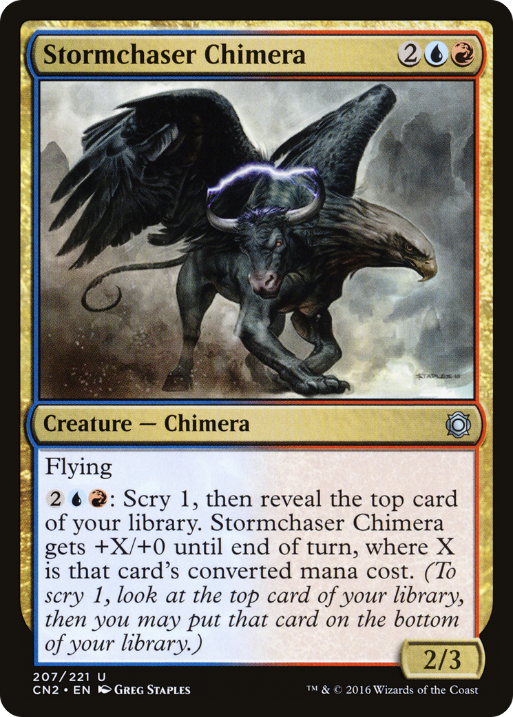 Stormchaser Chimera (CN2-207) [Conspiracy: Take the Crown]