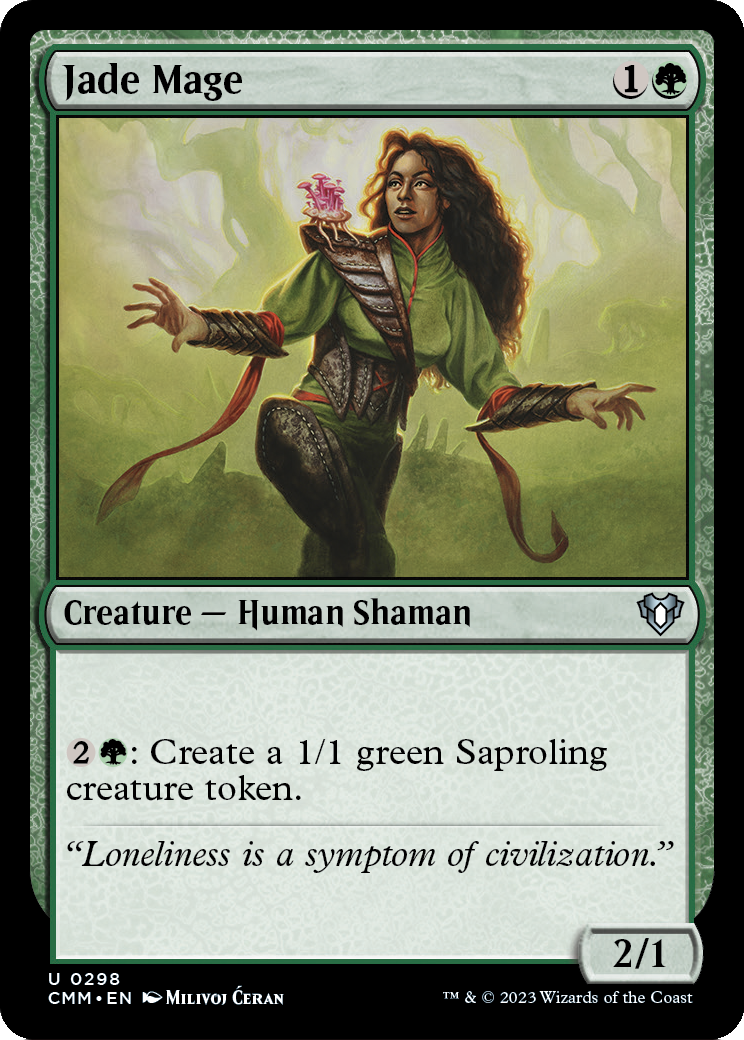 Jade Mage (CMM-298) [Commander Masters]