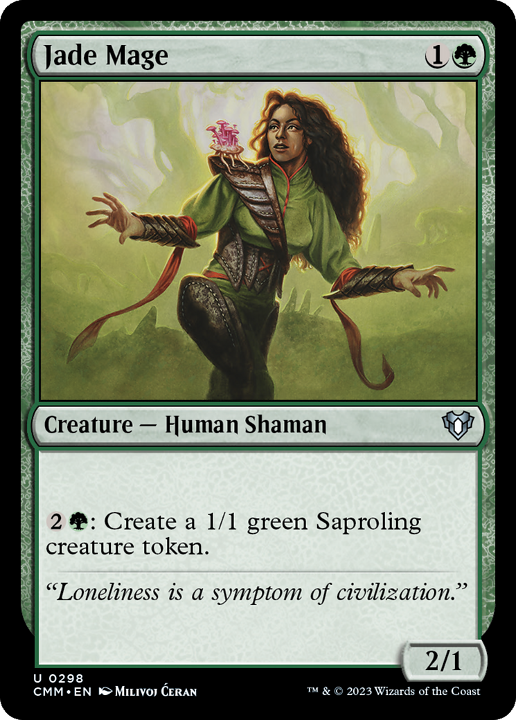 Jade Mage (CMM-298) [Commander Masters]