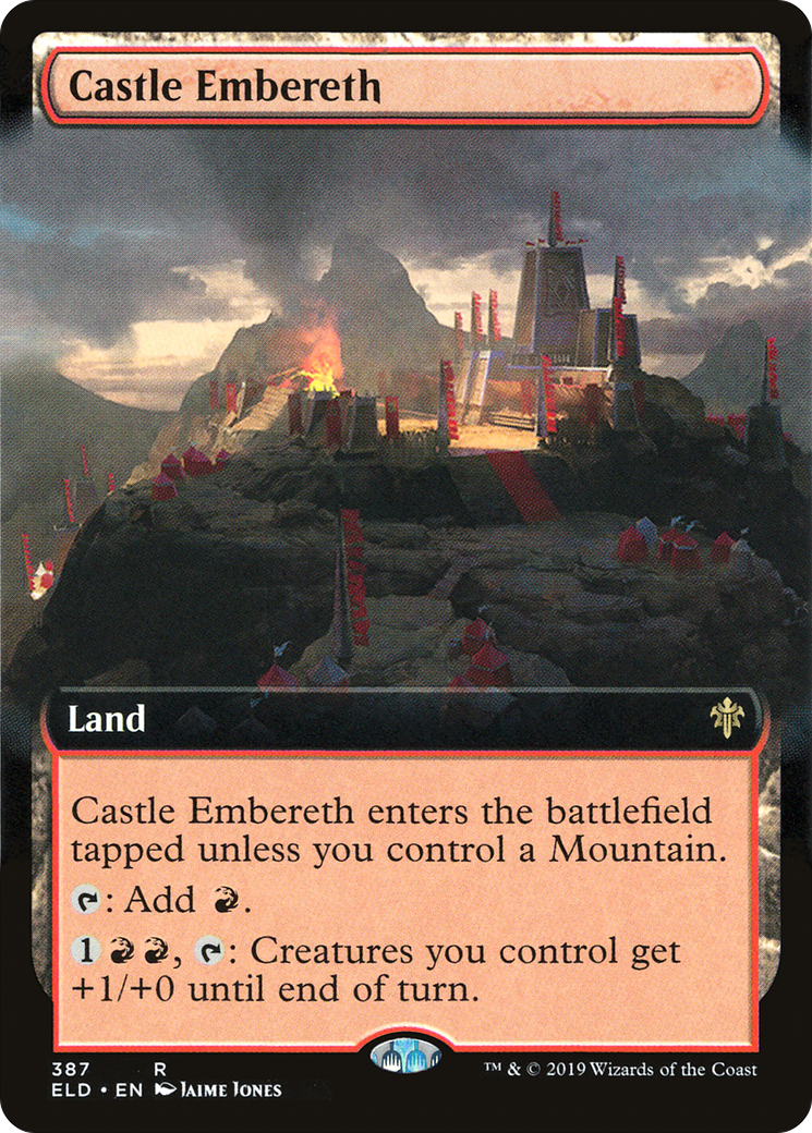 Castle Embereth (ELD-387) [Throne of Eldraine]: (Extended Art) Foil