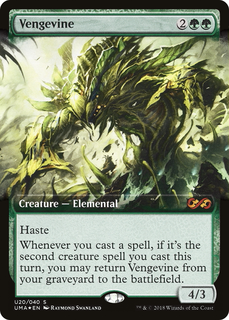 Vengevine (UMA:BT-U20) (Extended Art) [Ultimate Box Topper] Foil