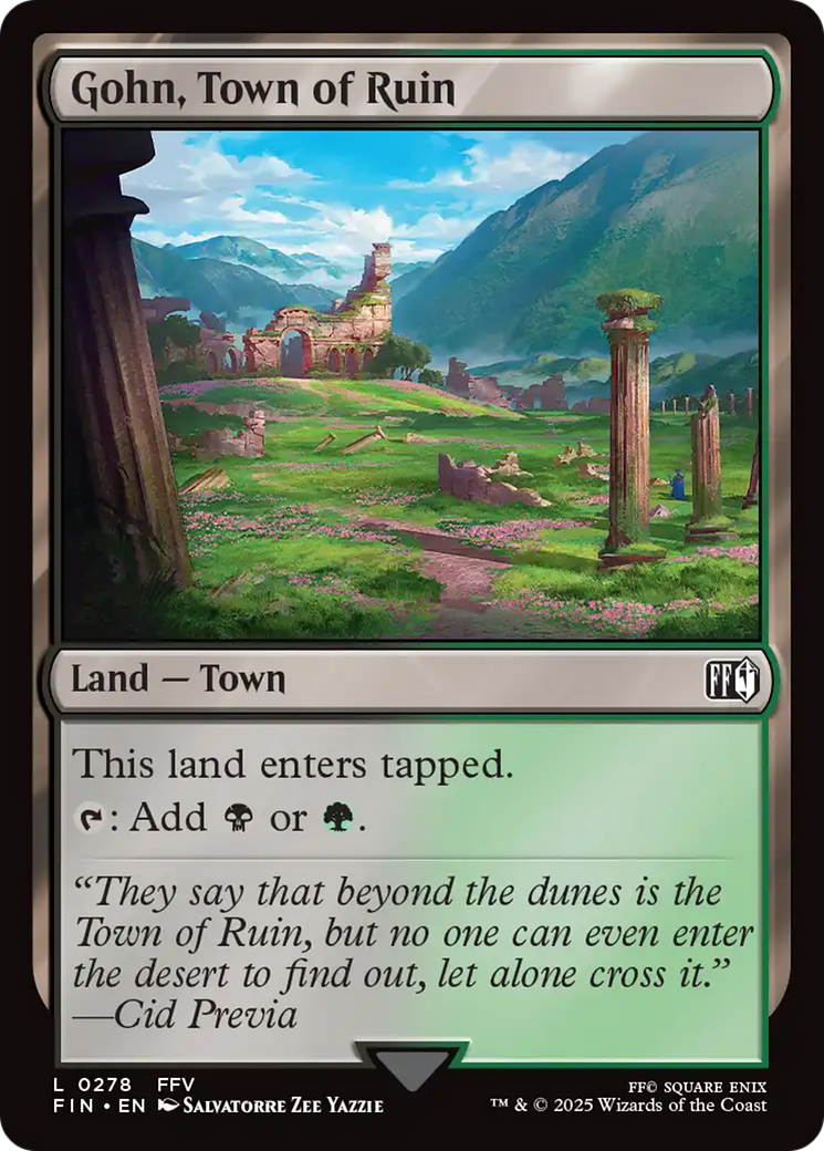 Gohn, Town of Ruin (FIN-278) [FINAL FANTASY]