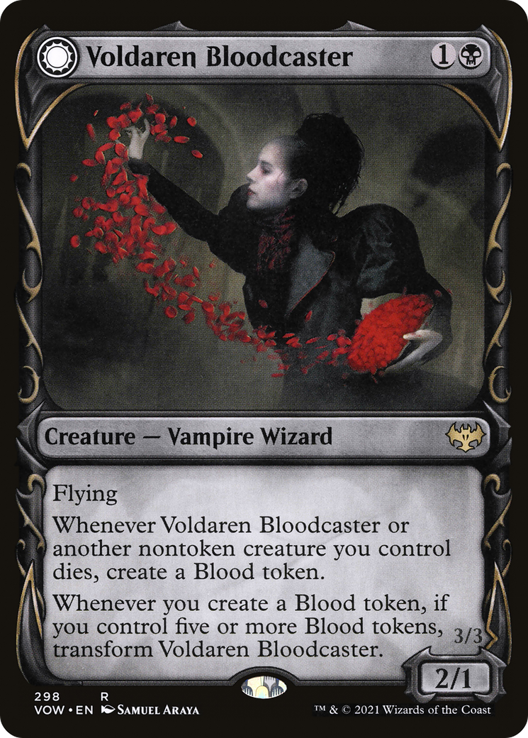 Voldaren Bloodcaster (Showcase) (VOW-298) [Innistrad: Crimson Vow]