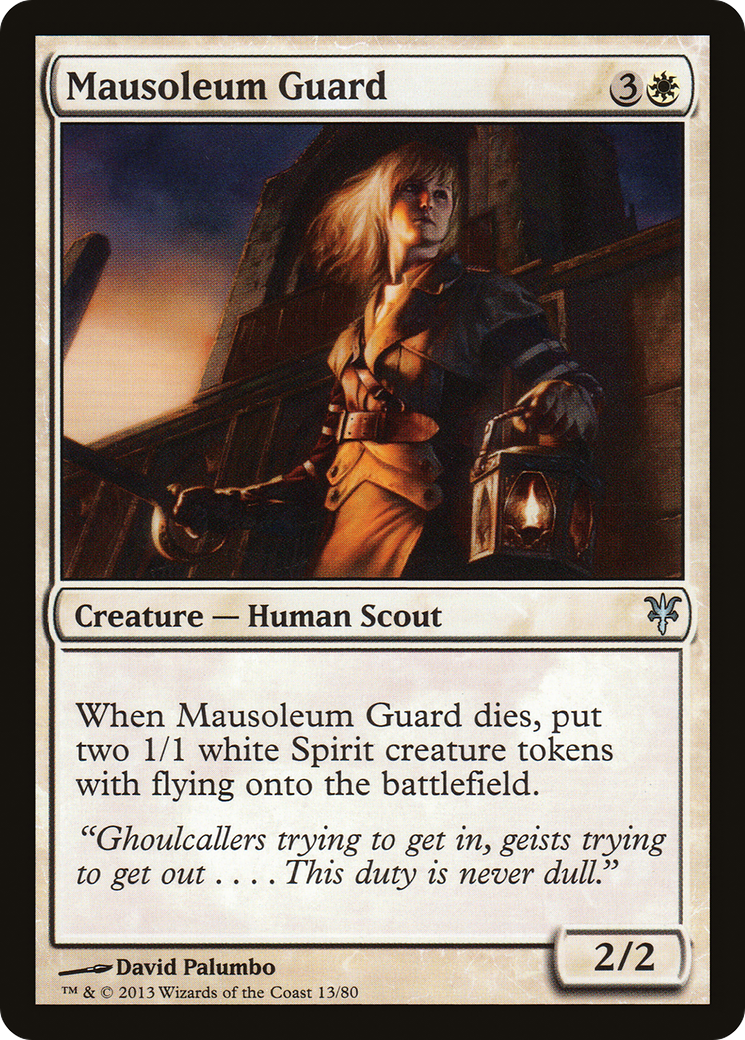 Mausoleum Guard (DDK-013) [Duel Decks: Sorin vs. Tibalt]