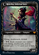 Henrika Domnathi // Henrika, Infernal Seer (VOW-293) [Innistrad: Crimson Vow]: (Showcase, Double Faced Transform) Foil