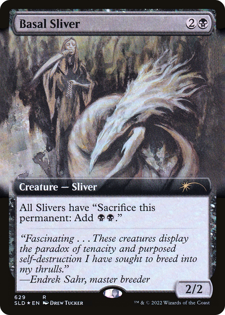 Basal Sliver (SLD-629) [Secret Lair Drop]: (Extended Art) Foil