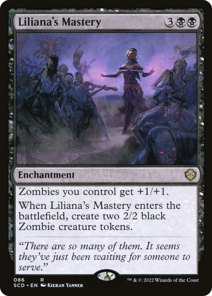 Liliana's Mastery (SCD-086) [Starter Commander Decks]