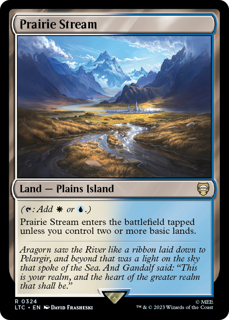 Prairie Stream (LTC-324) [Tales of Middle-earth Commander]