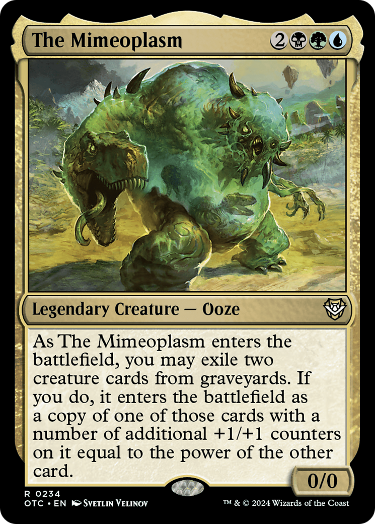 The Mimeoplasm (OTC-234) [Outlaws of Thunder Junction Commander]