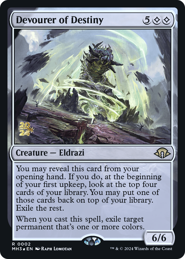 Devourer of Destiny (PRE-02S) [Modern Horizons 3 Promos] Foil