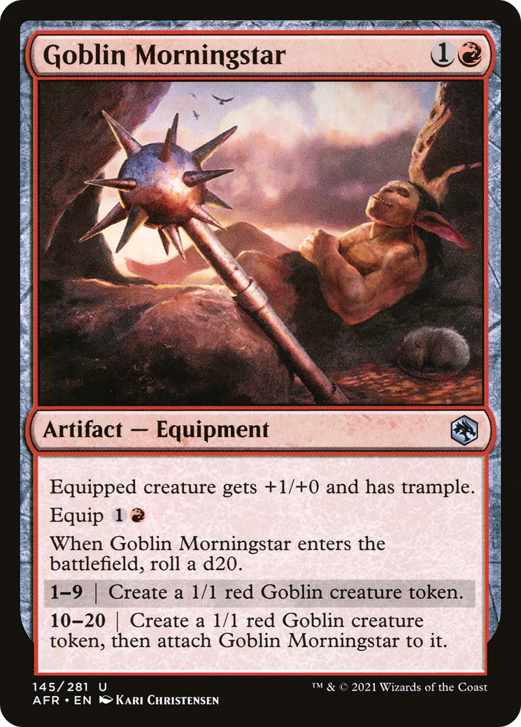 Goblin Morningstar (AFR-145) [Adventures in the Forgotten Realms] Foil