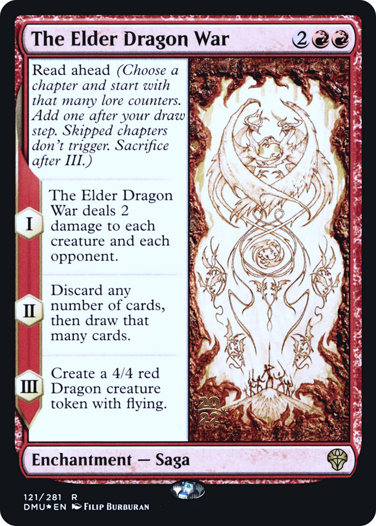 The Elder Dragon War (PRE-121) [Dominaria United Promos] Foil