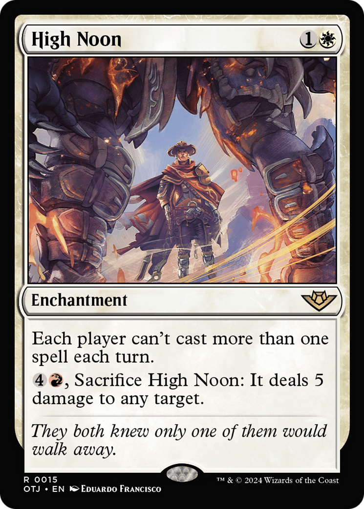 High Noon (OTJ-015) [Outlaws of Thunder Junction] Foil
