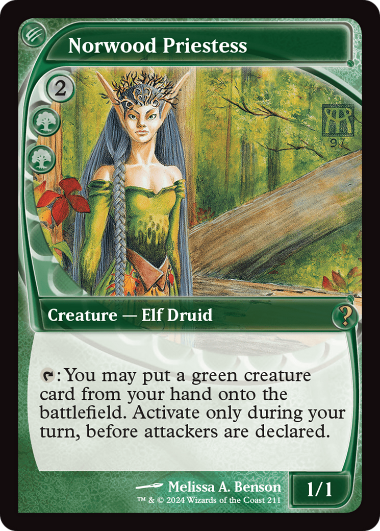 Norwood Priestess (MB2-211) [Mystery Booster 2] Foil