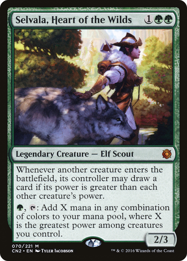 Selvala, Heart of the Wilds (CN2-070) [Conspiracy: Take the Crown] Foil