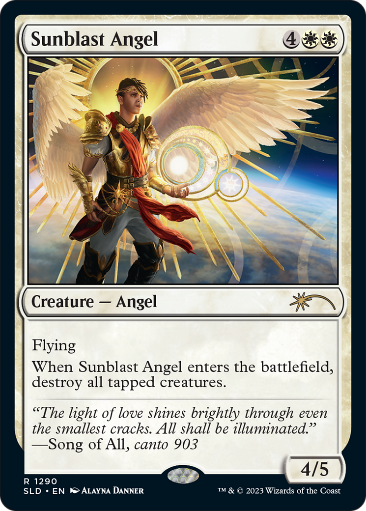 Sunblast Angel (SLD-1290) [Secret Lair Drop] Foil