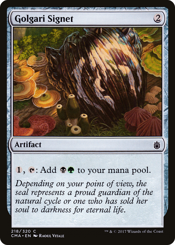 Golgari Signet (CMA-218) [Commander Anthology]