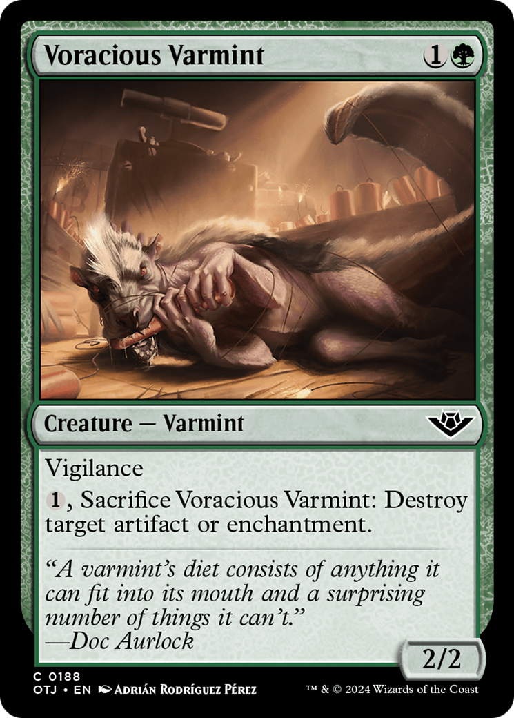 Voracious Varmint (OTJ-188) [Outlaws of Thunder Junction] Foil