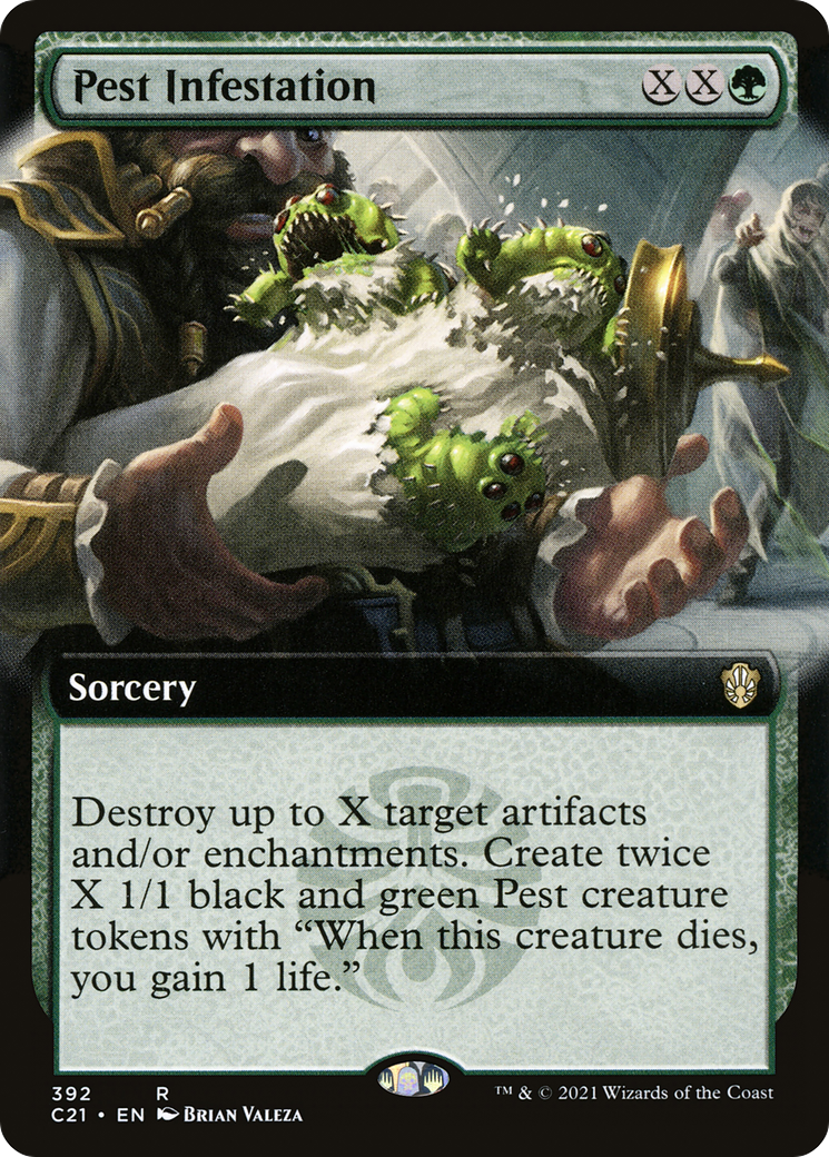 Pest Infestation (Extended Art) (C21-392) [Commander 2021]