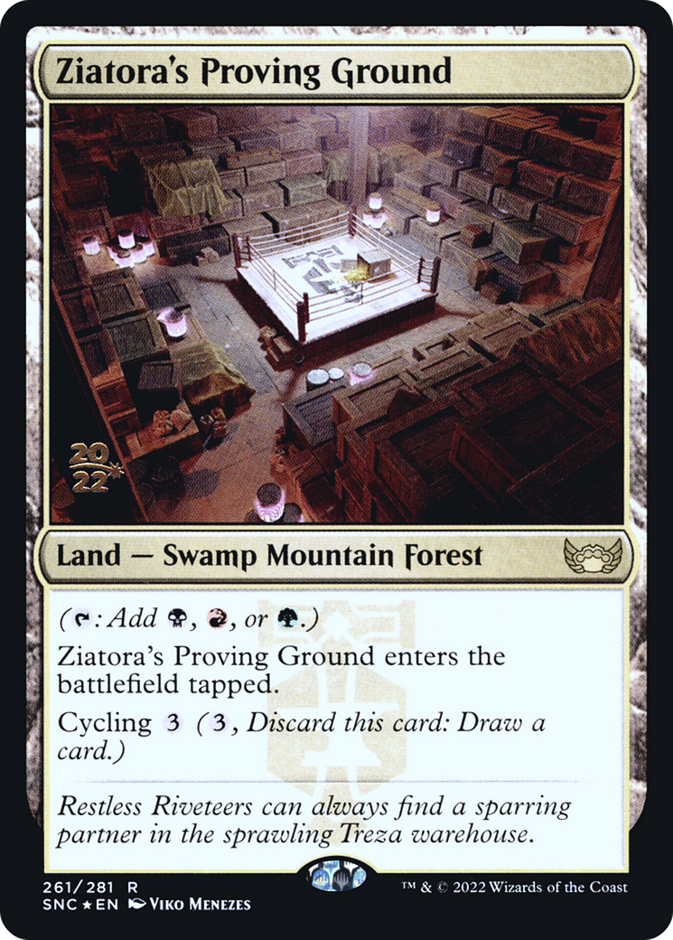 Ziatora's Proving Ground (PRE-261) [Streets of New Capenna Promos] Foil